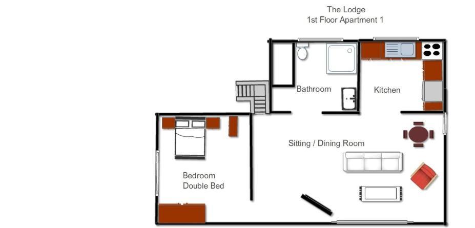 Old School Apartment 1 First Floor Bury St. Edmunds Екстериор снимка